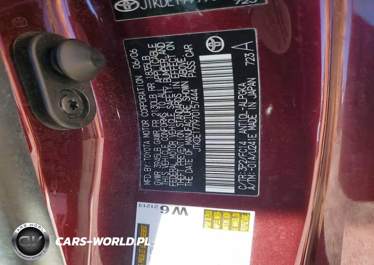 2007 Scion Tc Base VIN:JTKDE177970157444 - 12