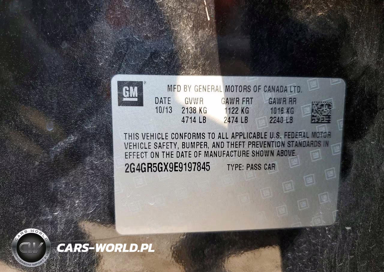 2014 Buick Regal Premium VIN:2G4GR5GX9E9197845 - 12