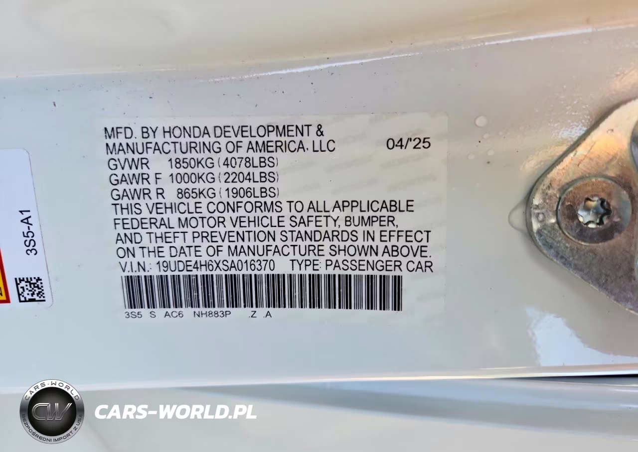 2025 Acura Integra A-Spec Tech VIN:19UDE4H6XSA016370 - 13