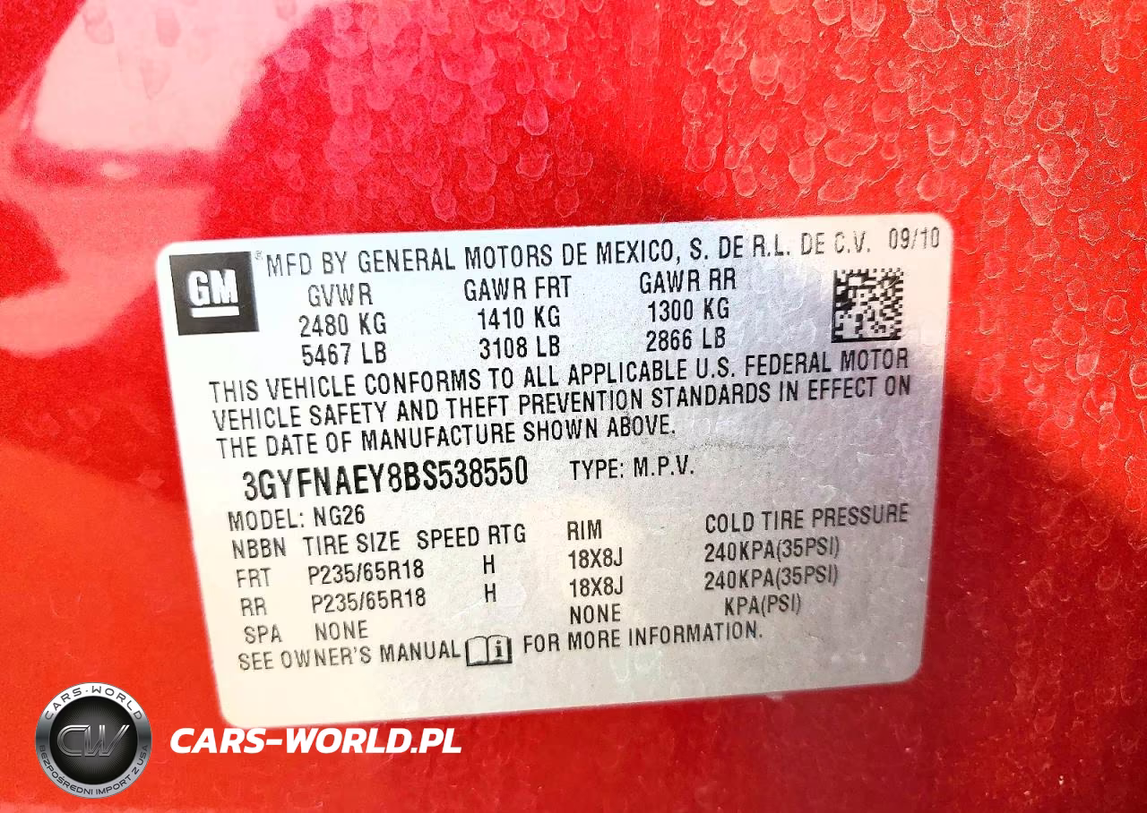 2011 Cadillac Srx VIN:3GYFNAEY8BS538550 - 13