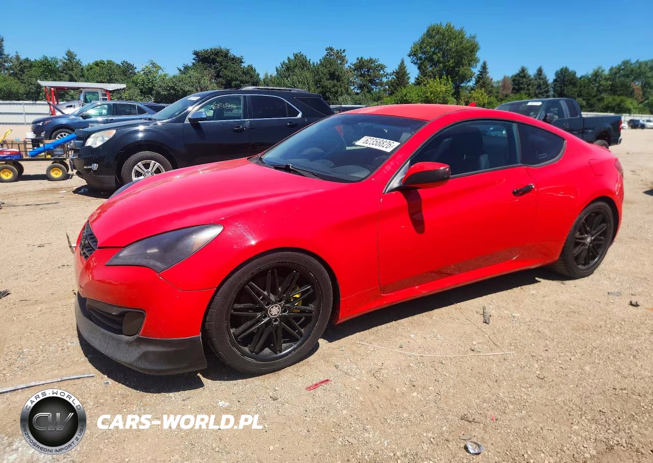 2010 Hyundai Genesis Coupe 2.0T VIN:KMHHT6KD4AU041105 - 1