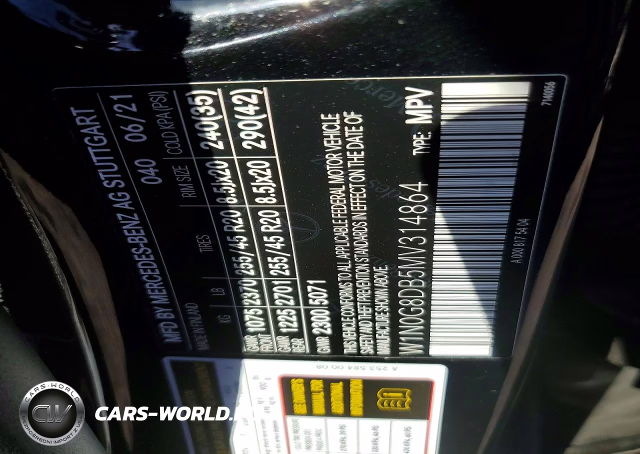 2021 Mercedes-Benz Glc 300 VIN:W1N0G8DB5MV314864 - 13