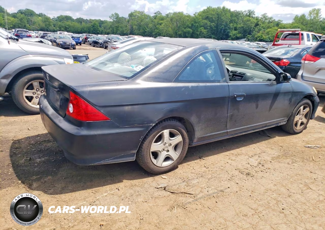 2004 Honda Civic Ex VIN:1HGEM22984L021203 - 3