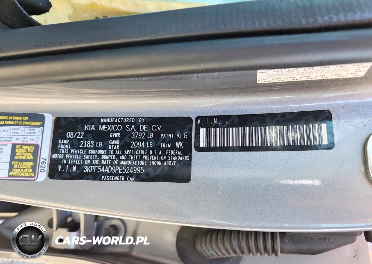 2023 Kia Forte Gt Line VIN:3KPF54AD9PE524995 - 12
