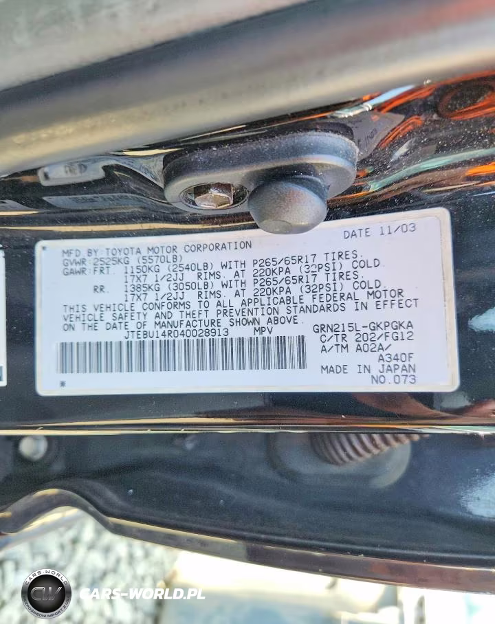 2004 Toyota 4Runner Sr5 VIN:JTEBU14R040028913 - 13
