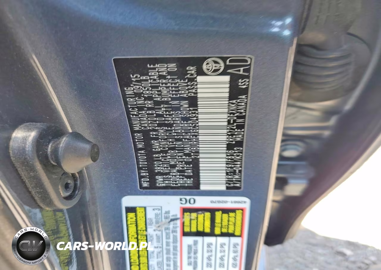 2016 Toyota Corolla Le VIN:2T1BURHEXGC504931 - 12