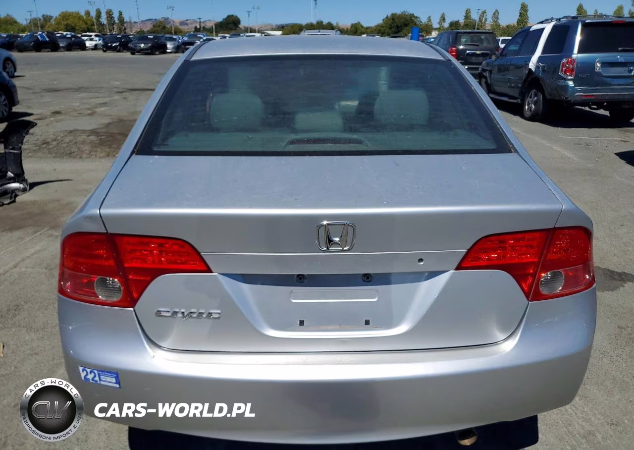 2007 Honda Civic Lx VIN:1HGFA16507L095492 - 6