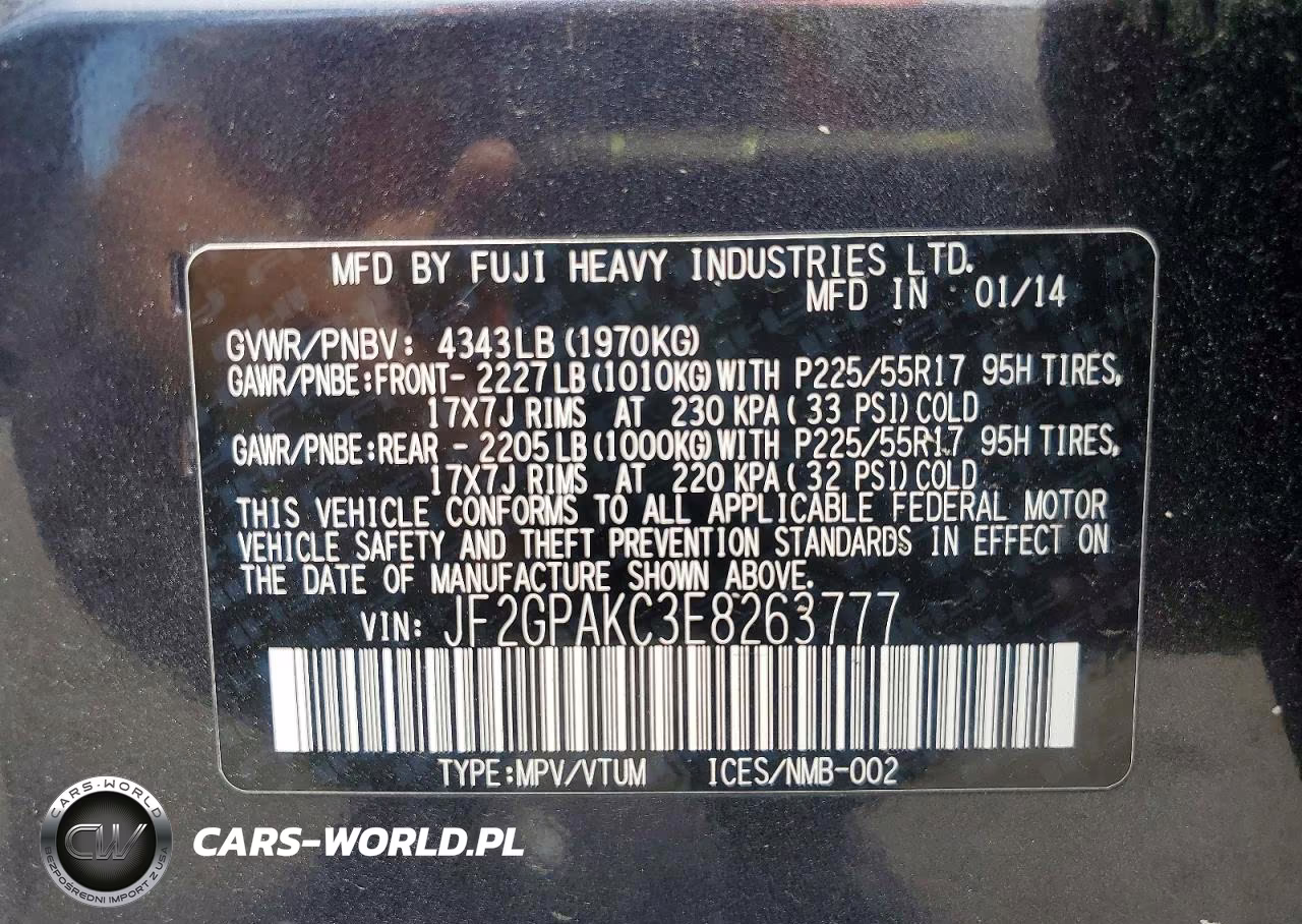 2014 Subaru Xv Crosstrek 2.0 Limited VIN:JF2GPAKC3E8263777 - 20