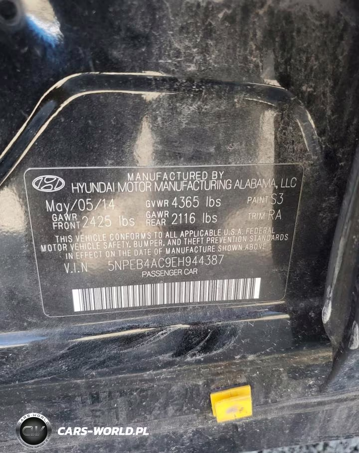 2014 Hyundai Sonata Gls VIN:5NPEB4AC9EH944387 - 23