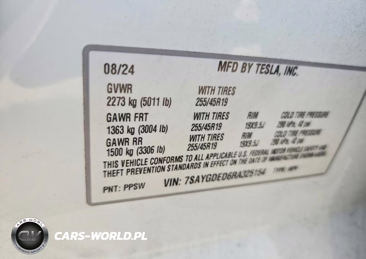 2024 Tesla Model Y VIN:7SAYGDED6RA325154 - 12