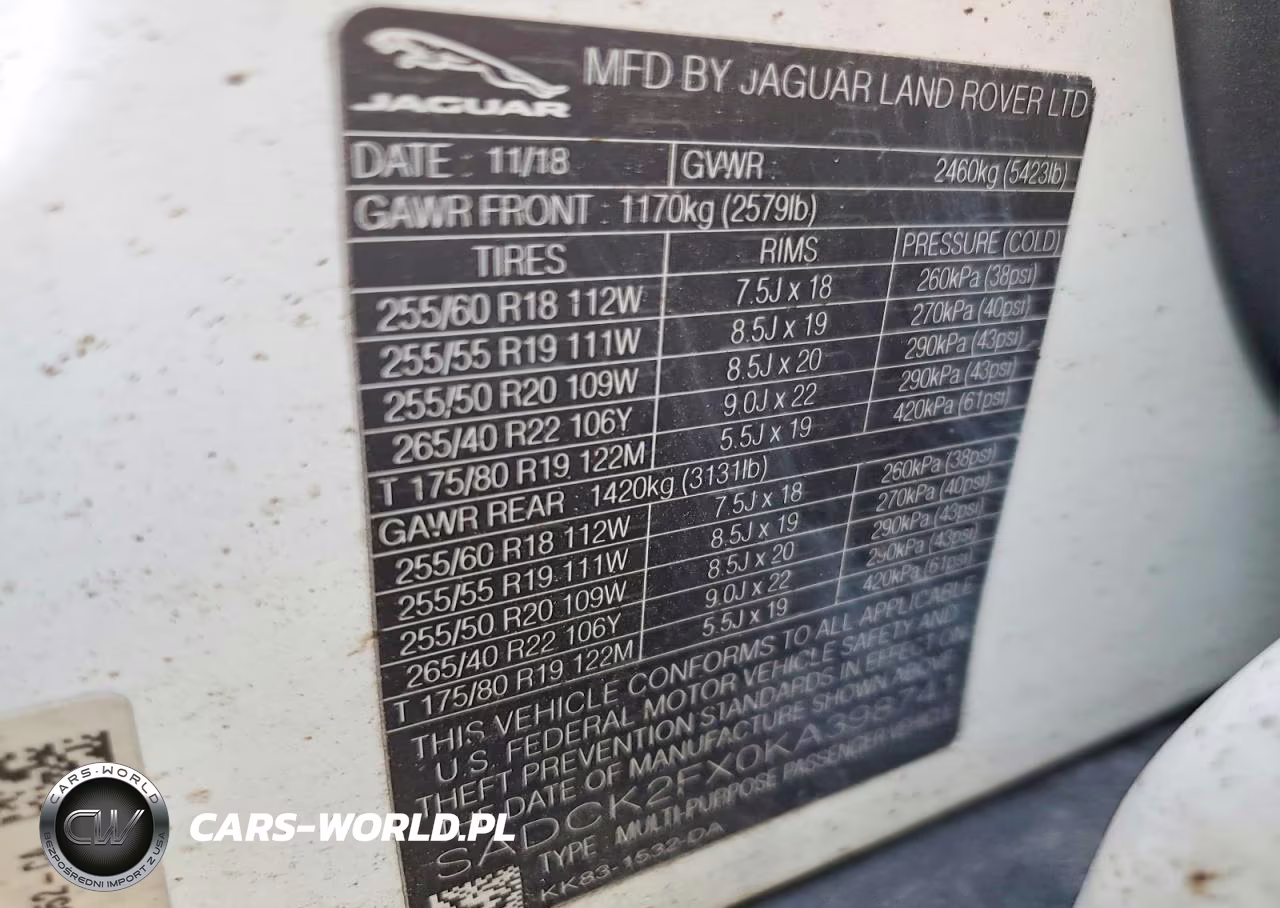 2019 Jaguar F-Pace Prestige VIN:SADCK2FX0KA398741 - 13