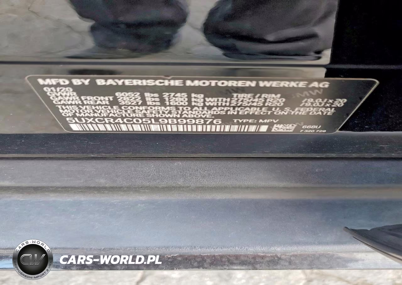 2020 BMW X5 Sdrive 40I VIN:5UXCR4C05L9B99876 - 13