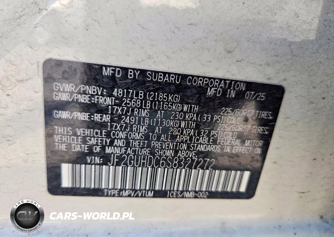 2025 Subaru Crosstrek Premium VIN:JF2GUHDC6S8327272 - 12