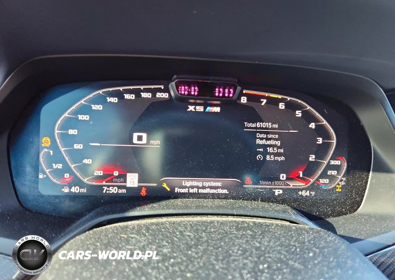 2022 BMW X5 M VIN:5YMJU0C09N9K25032 - 9