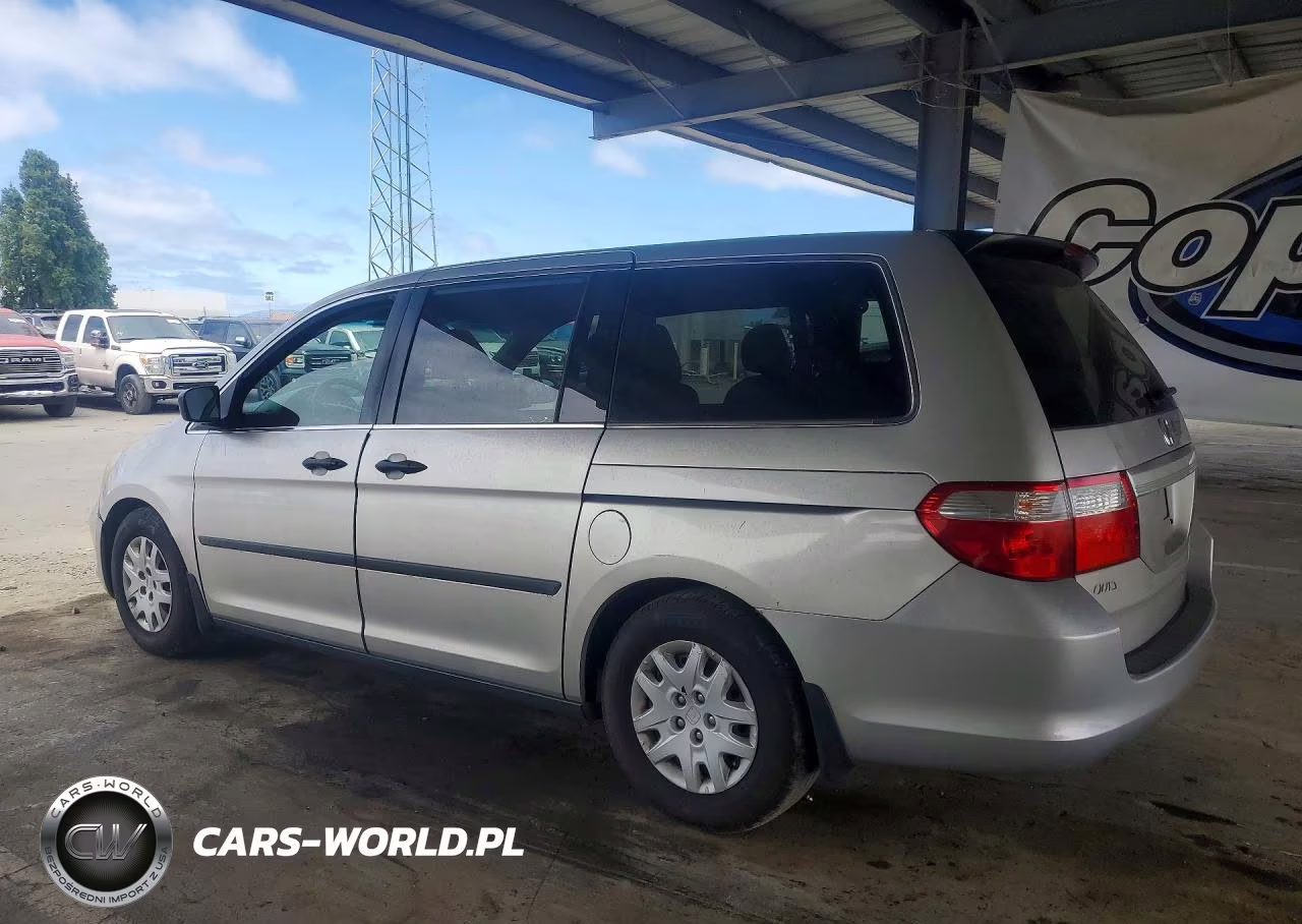 2007 Honda Odyssey Lx VIN:5FNRL38277B048340 - 2