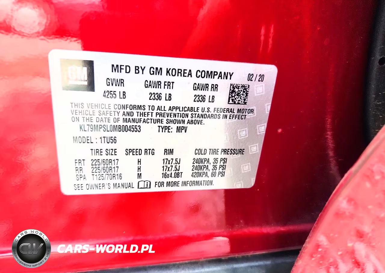 2021 Chevrolet Trailblazer Lt VIN:KL79MPSL0MB004553 - 13