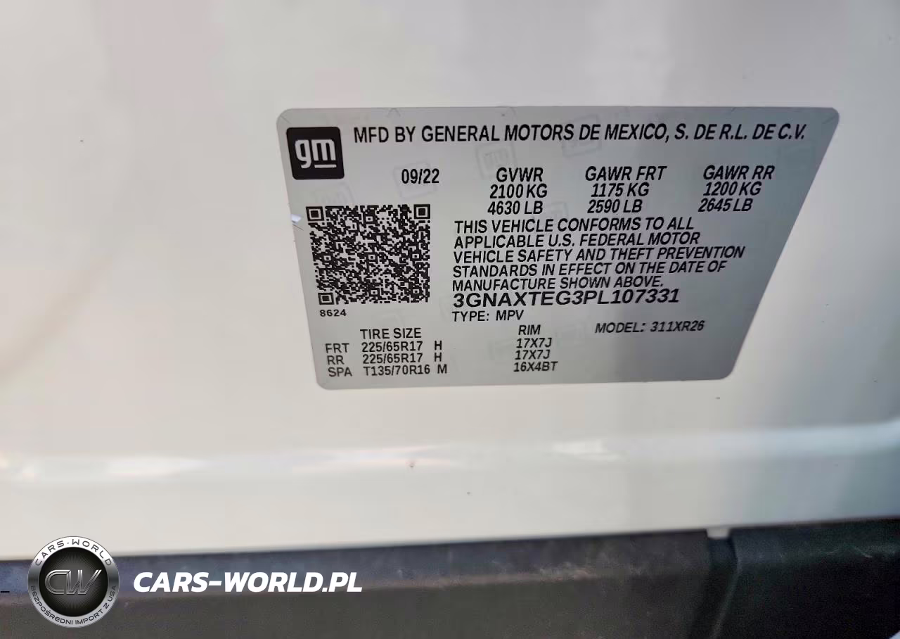 2023 Chevrolet Equinox Lt VIN:3GNAXTEG3PL107331 - 13