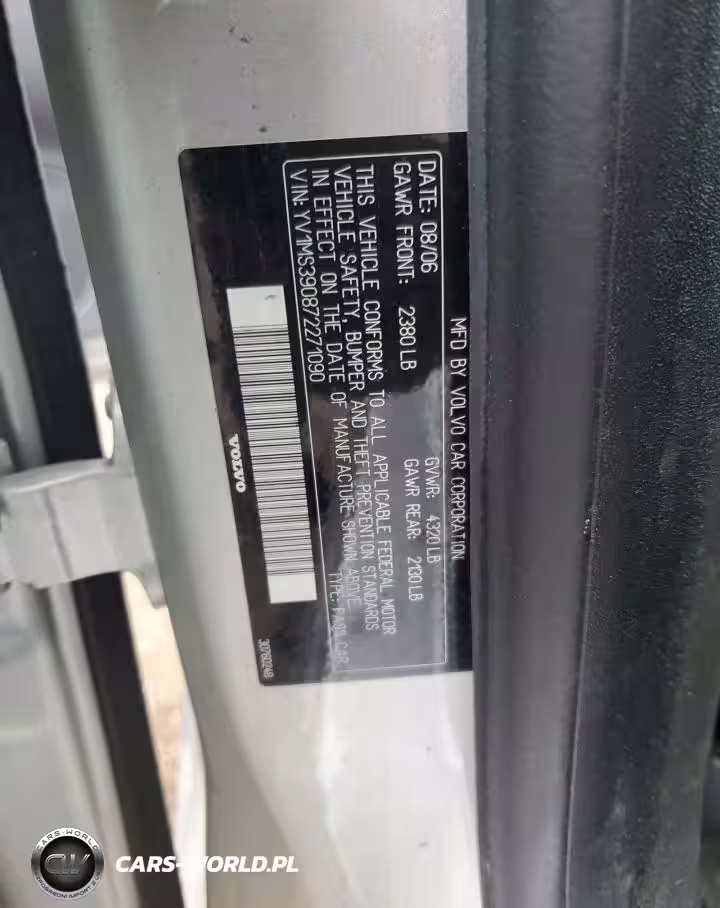 2007 Volvo S40 2.4I VIN:YV1MS390872271090 - 12