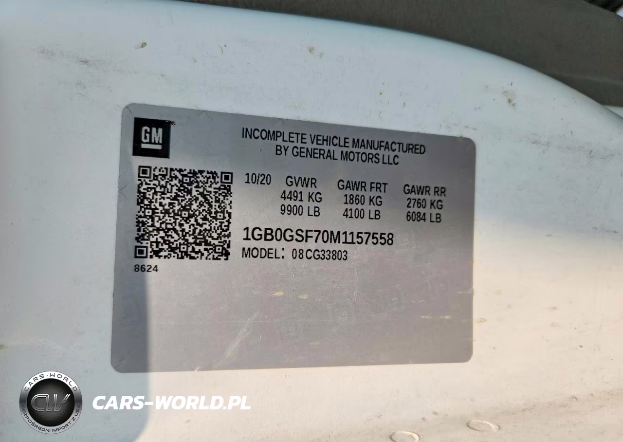 2021 Chevrolet Express G3500 VIN:1GB0GSF70M1157558 - 13