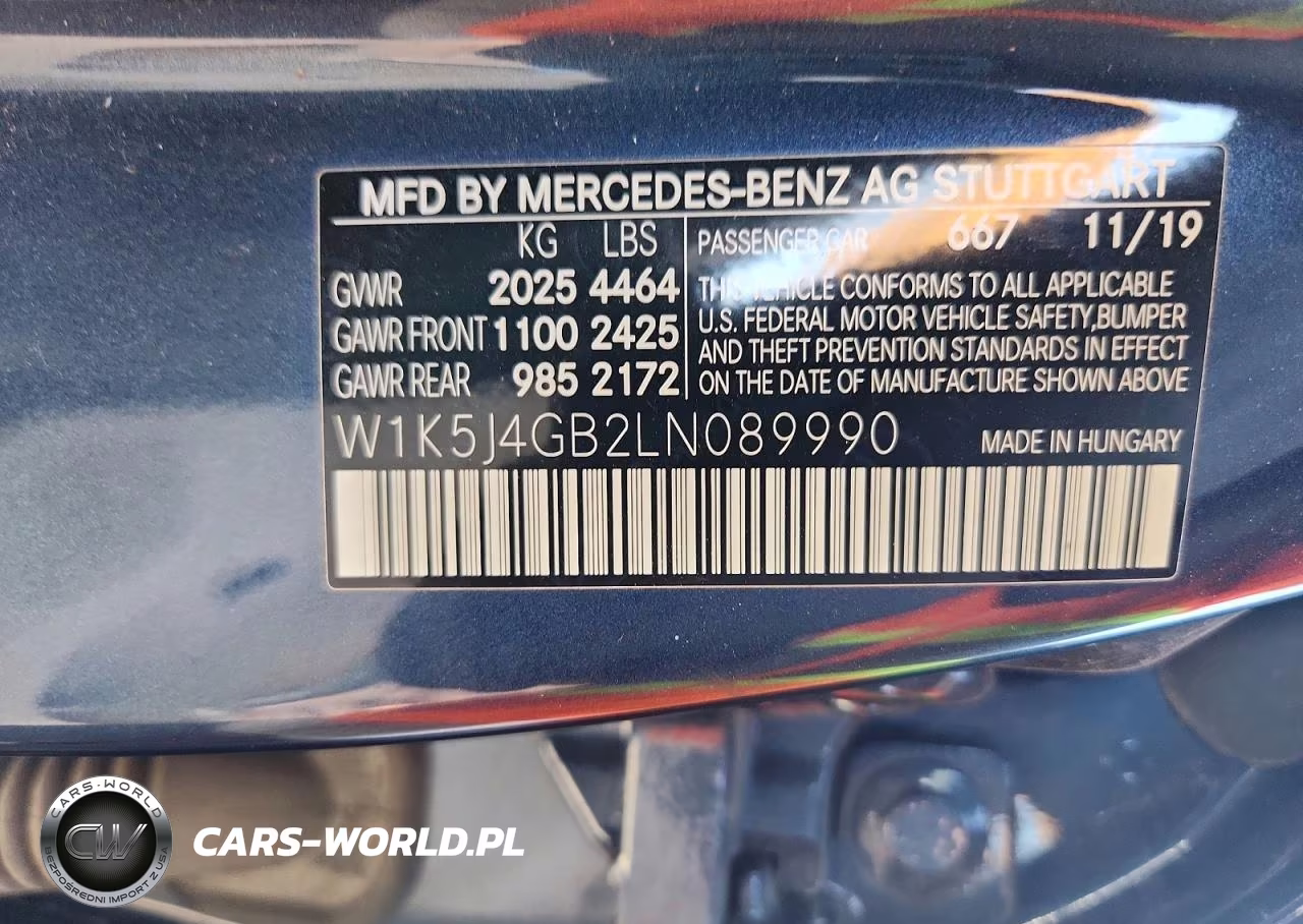 2020 Mercedes-Benz Cla 250 VIN:W1K5J4GB2LN089990 - 12