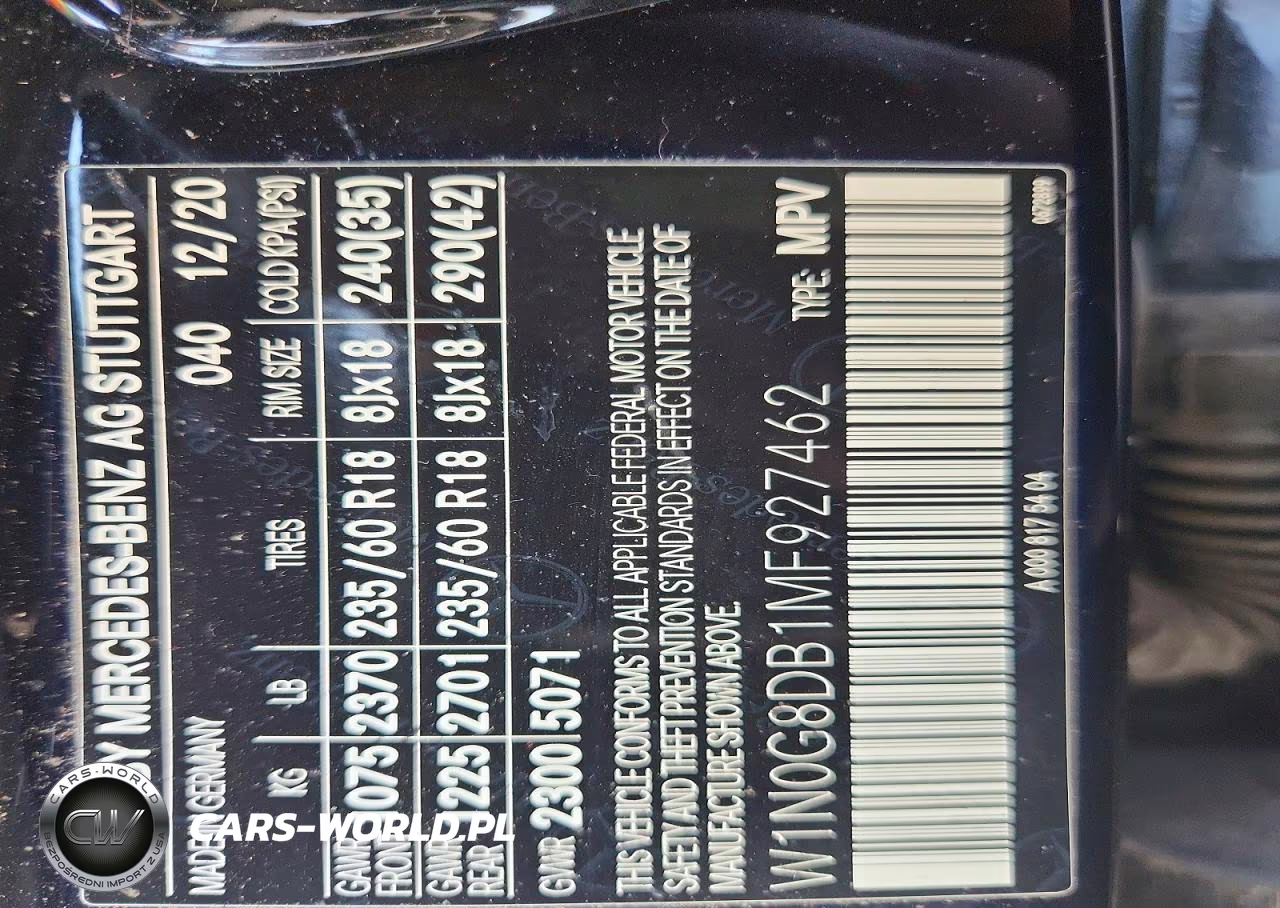 2021 Mercedes-Benz Glc 300 VIN:W1N0G8DB1MF927462 - 12