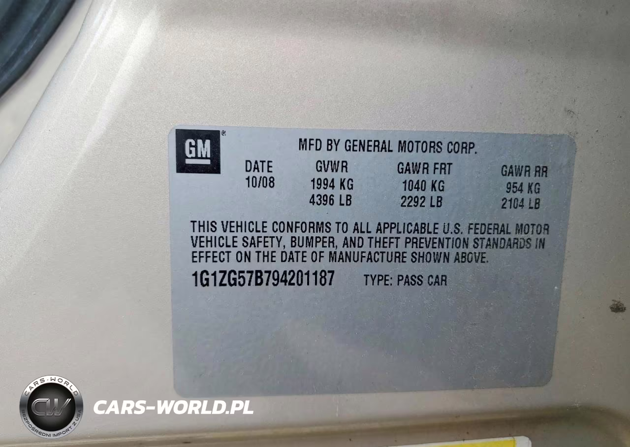 2009 Chevrolet Malibu Ls VIN:1G1ZG57B794201187 - 12