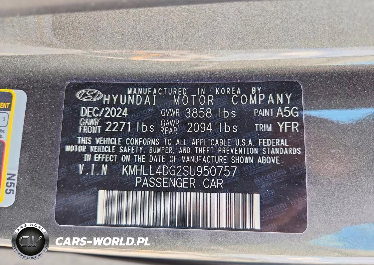2025 Hyundai Elantra Se VIN:KMHLL4DG2SU950757 - 12