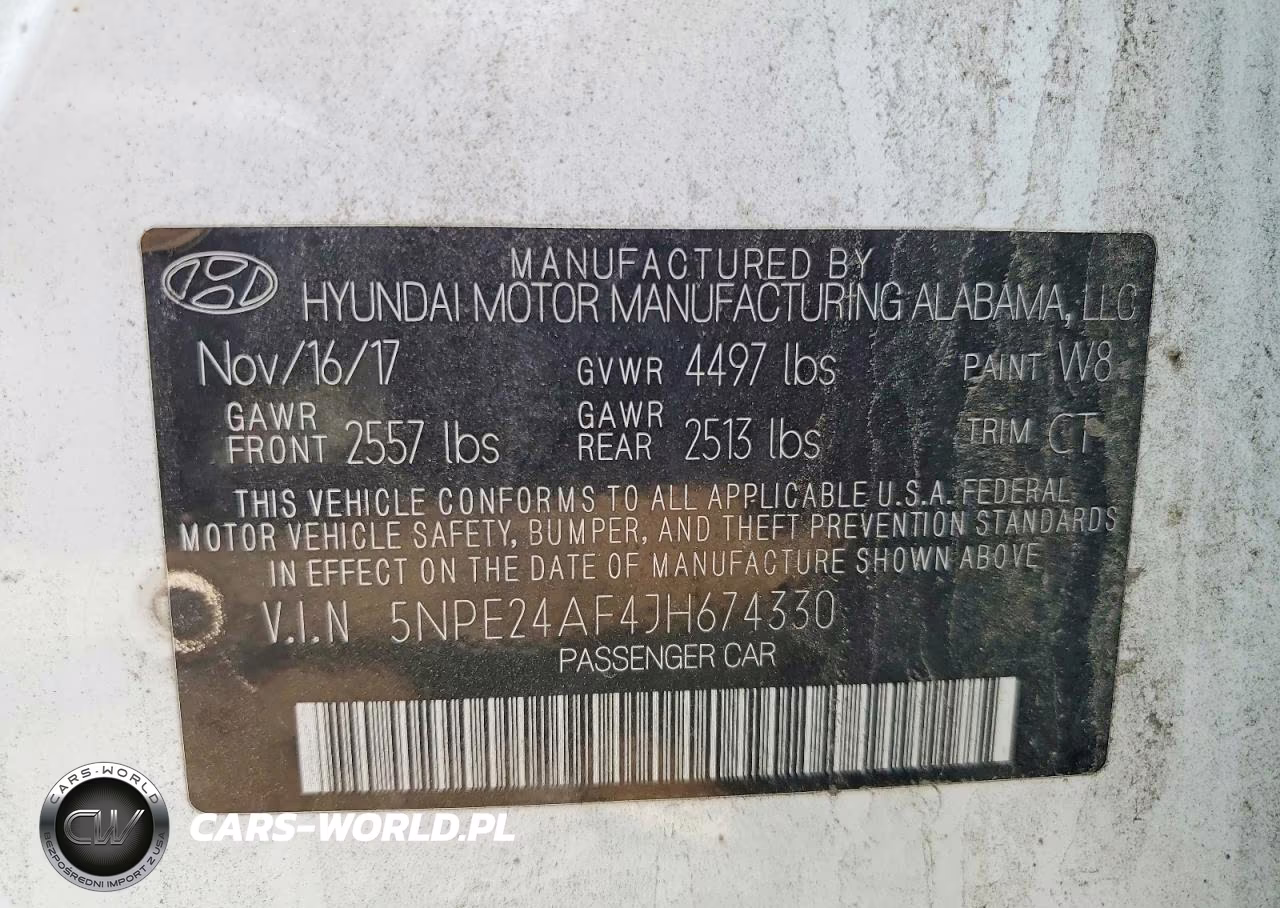 2018 Hyundai Sonata Se VIN:5NPE24AF4JH674330 - 12