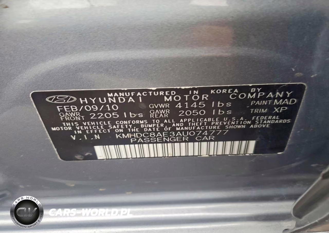 2010 Hyundai Elantra Touring Gls VIN:KMHDC8AE3AU074777 - 13