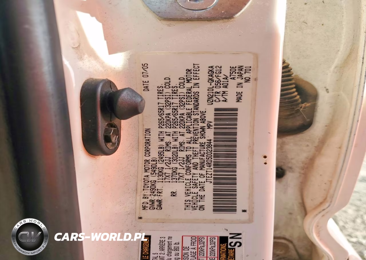 2005 Toyota 4Runner Sr5 VIN:JTEZT14R050023844 - 13