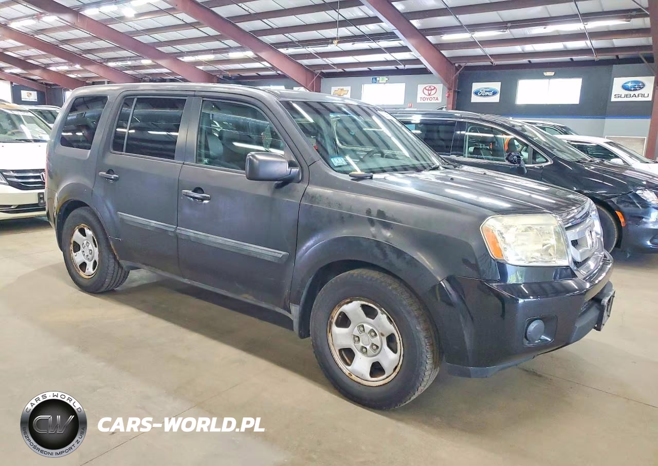 2011 Honda Pilot Lx VIN:5FNYF4H25BB014446 - 4