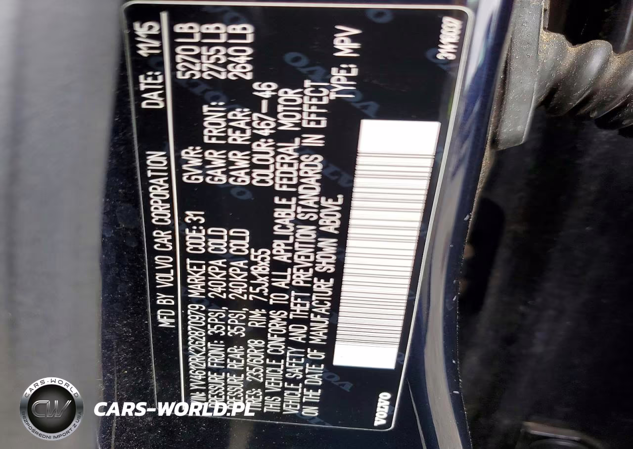 2016 Volv Xc60 T5 Premier 4D S VIN:YV4612RK2G2870979 - 13