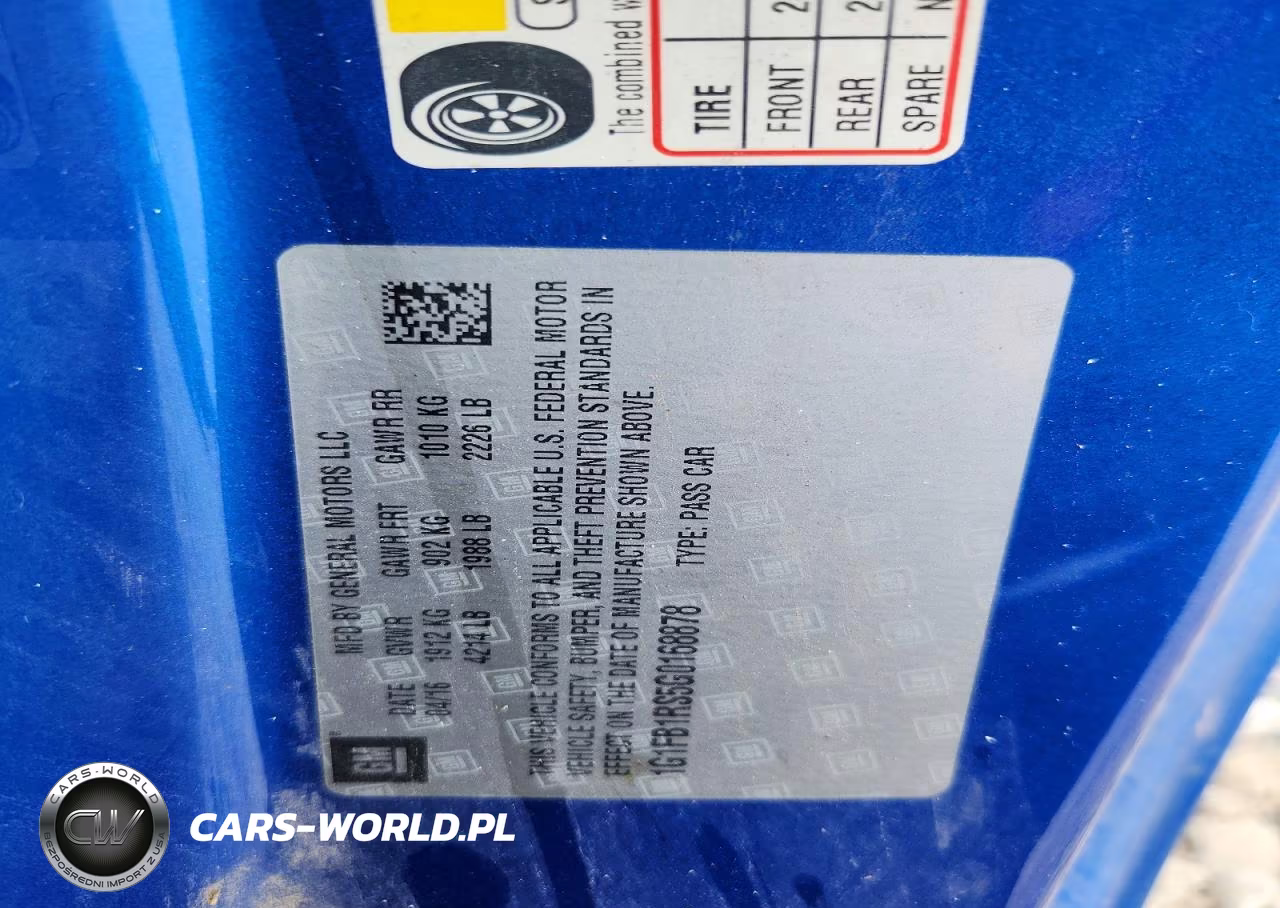 2016 Chevrolet Camaro Lt VIN:1G1FB1RS5G0168878 - 12