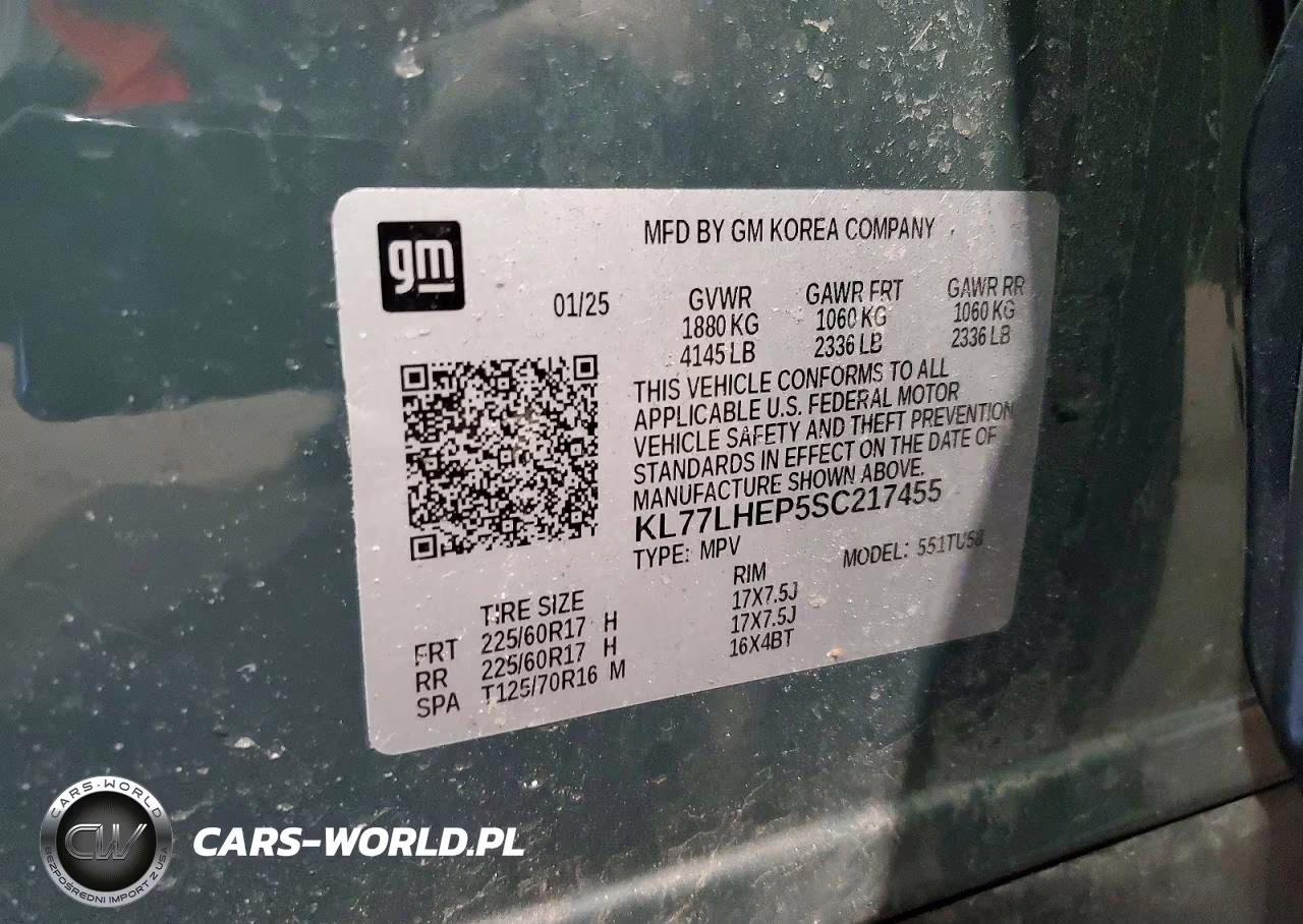 2025 Chevrolet Trax 1Lt VIN:KL77LHEP5SC217455 - 13