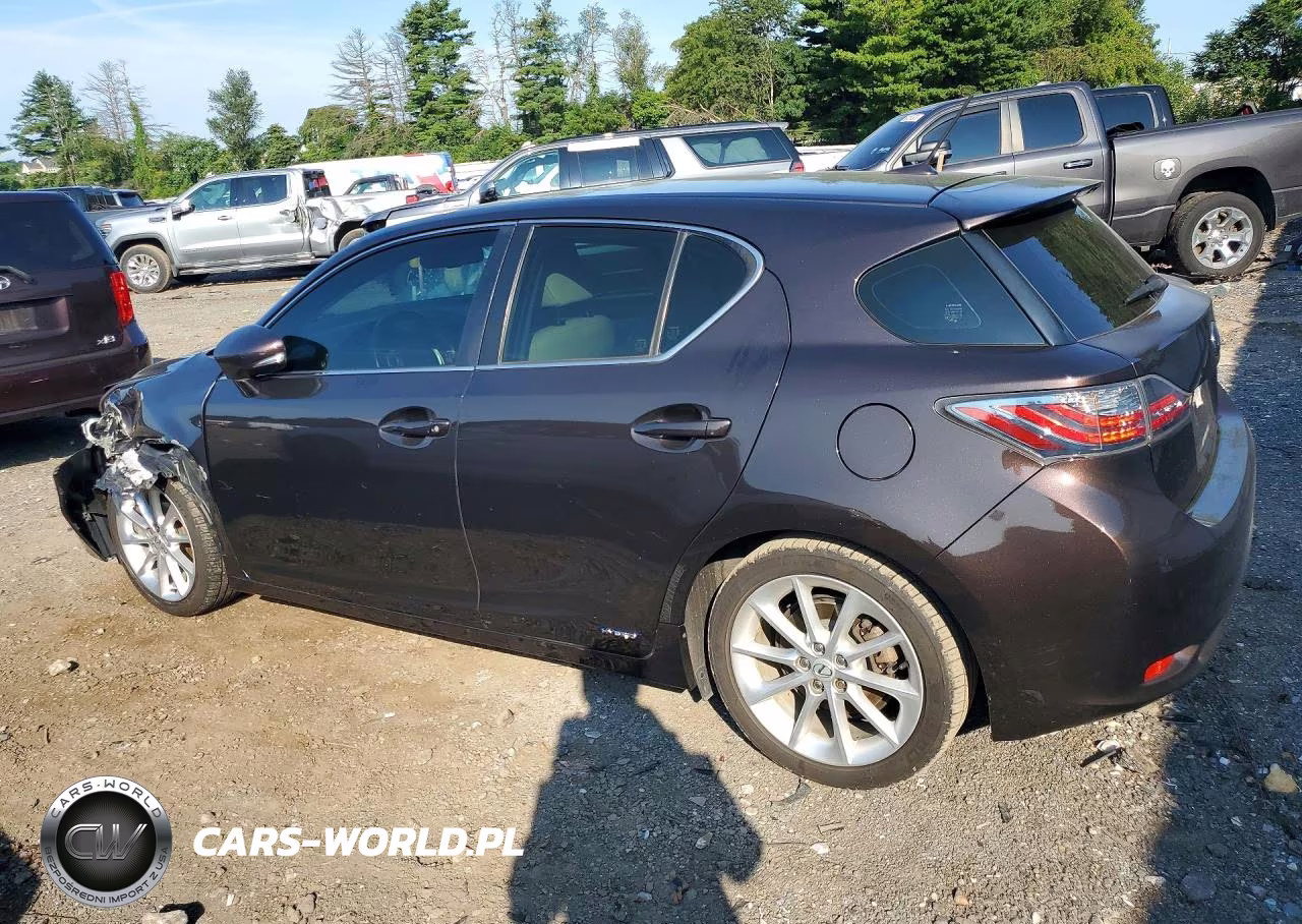 2012 Lexus Ct 200 VIN:JTHKD5BH2C2067557 - 2