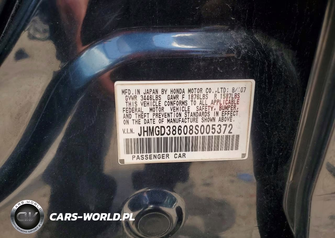 2008 Honda Fit Sport VIN:JHMGD38608S005372 - 13