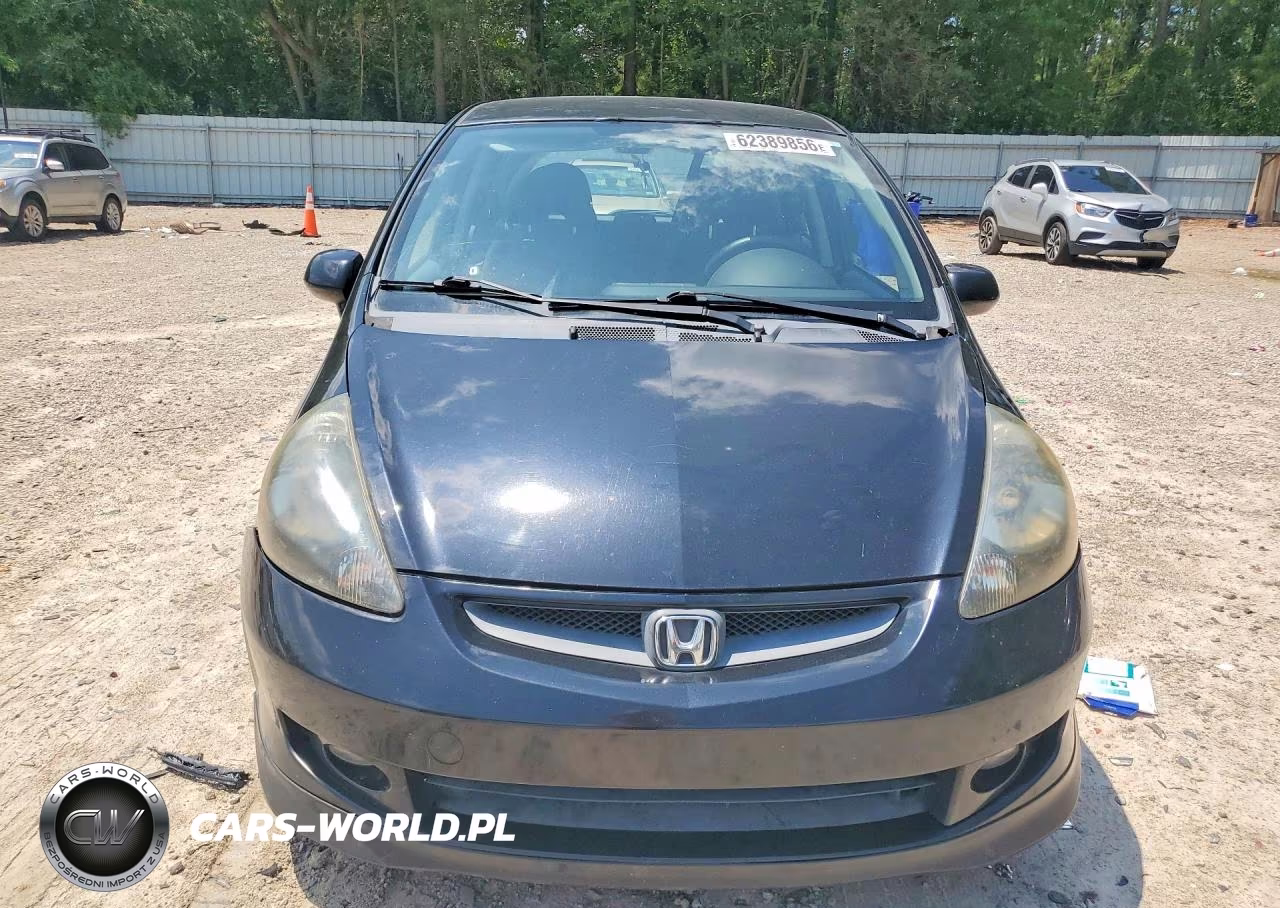 2008 Honda Fit Sport VIN:JHMGD38608S005372 - 5