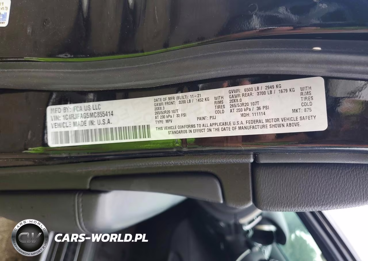 2021 Jeep Grand Cherokee Laredo VIN:1C4RJFAG5MC855414 - 13