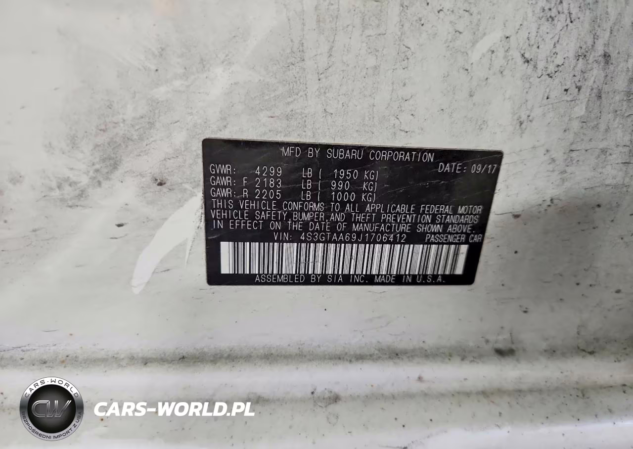 2018 Subaru Impreza VIN:4S3GTAA69J1706412 - 13