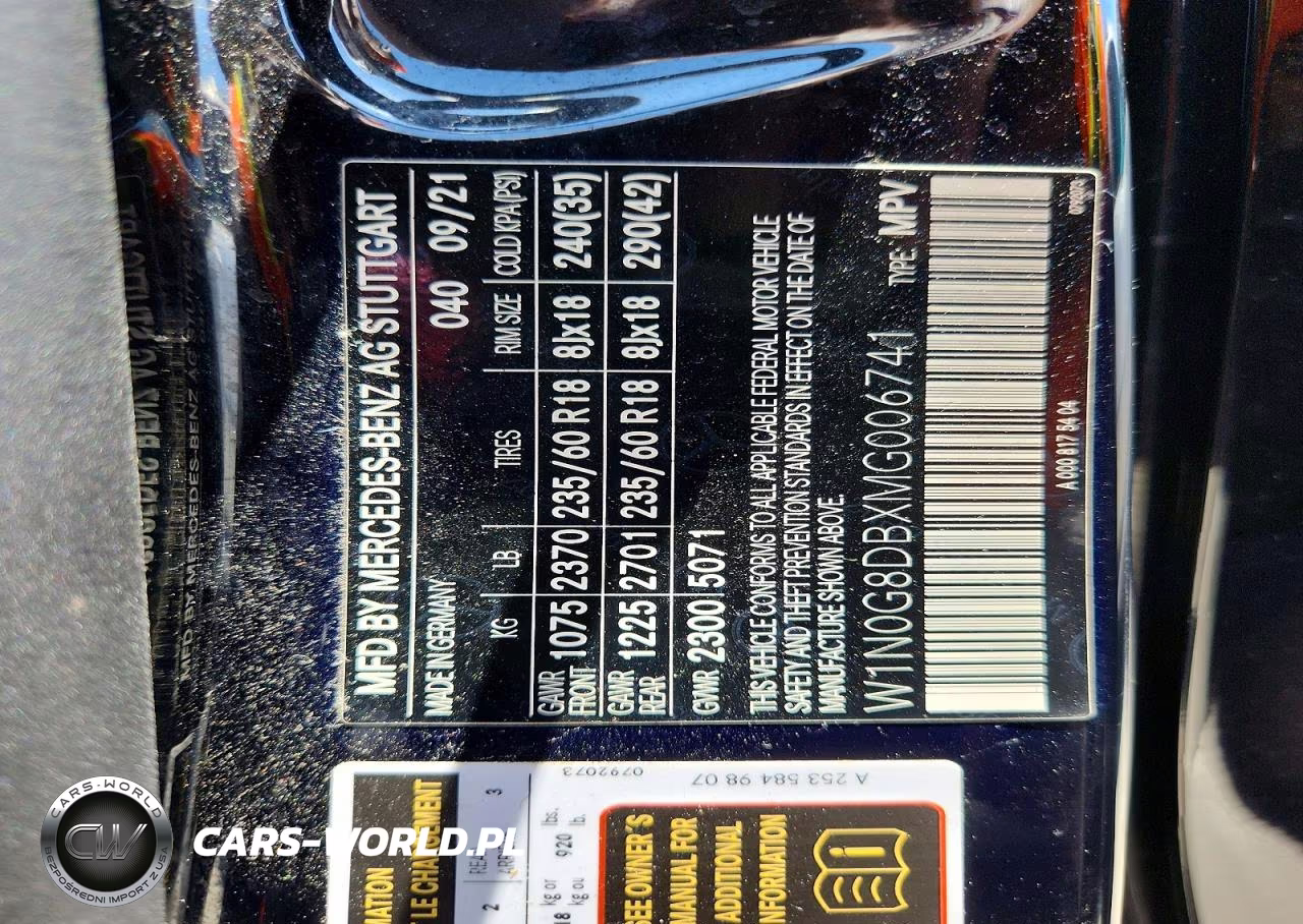 2021 Mercedes-Benz Glc 300 VIN:W1N0G8DBXMG006741 - 13