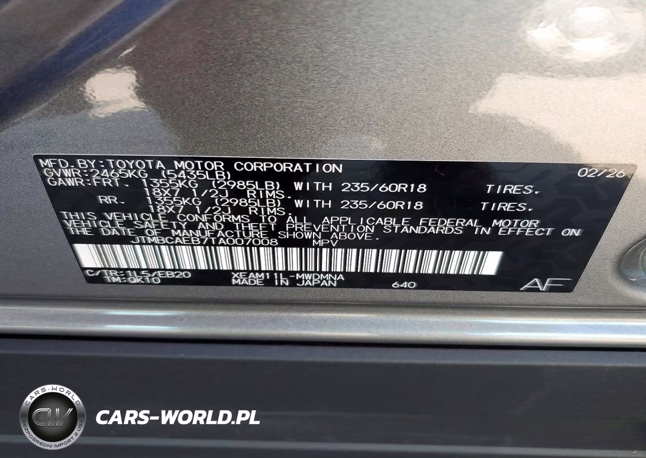 2026 Toyota Bz Xle Plus VIN:JTMBCAEB7TA007008 - 12