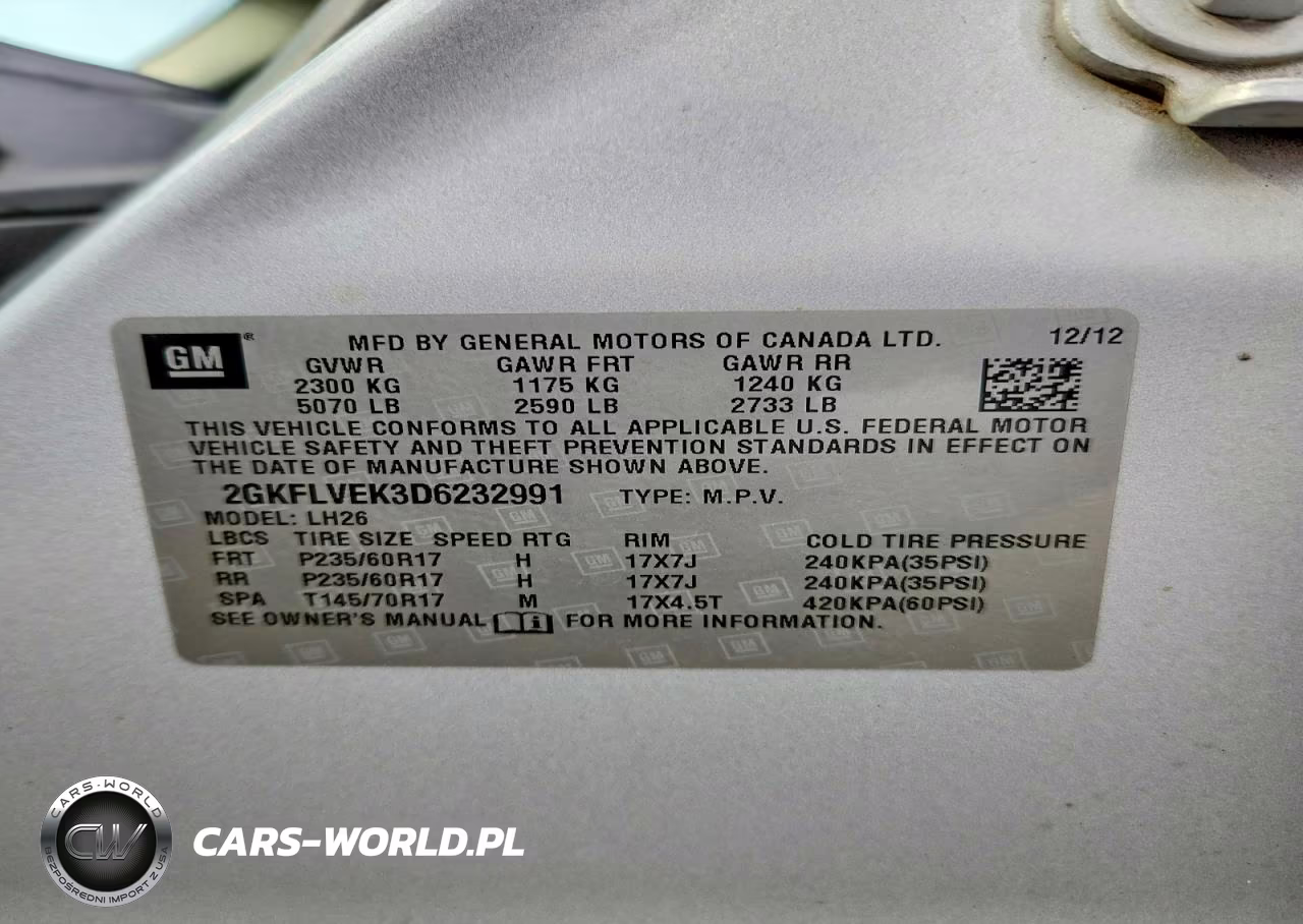 2013 GMC Terrain Slt VIN:2GKFLVEK3D6232991 - 13
