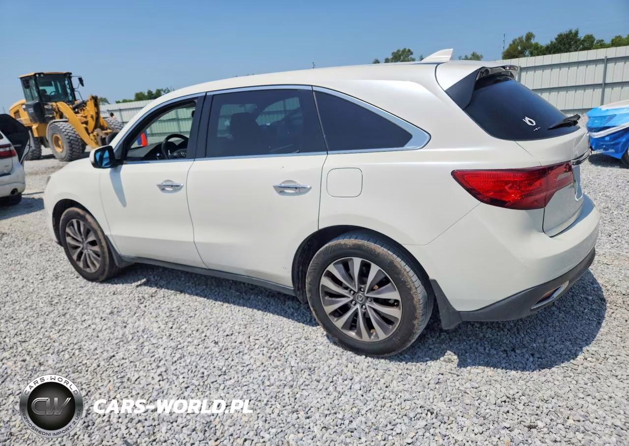 2015 Acura Mdx Technology VIN:5FRYD3H44FB012807 - 2