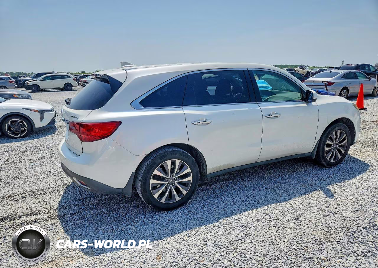 2015 Acura Mdx Technology VIN:5FRYD3H44FB012807 - 3