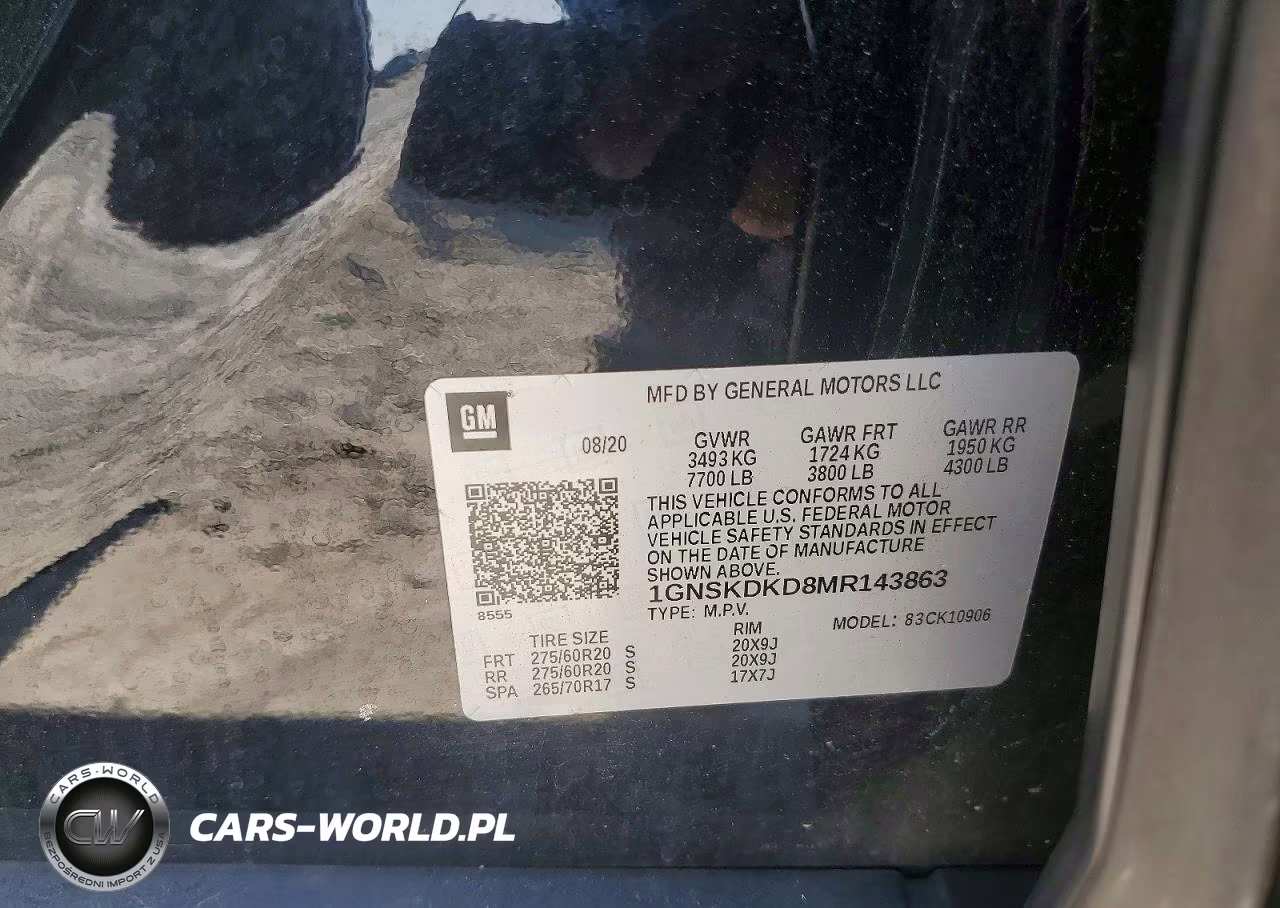 2021 Chevrolet Suburban K1500 Z71 VIN:1GNSKDKD8MR143863 - 12
