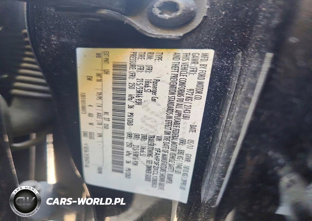 2012 Ford Focus Se VIN:1FAHP3F2XCL138503 - 12