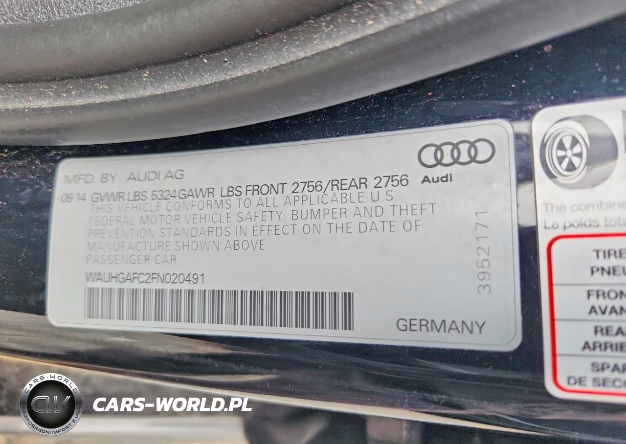 2015 Audi A6 Prestige VIN:WAUHGAFC2FN020491 - 12