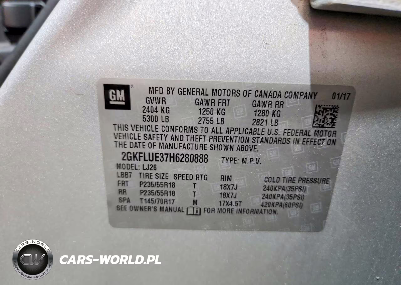 2017 GMC Terrain Slt VIN:2GKFLUE37H6280888 - 13