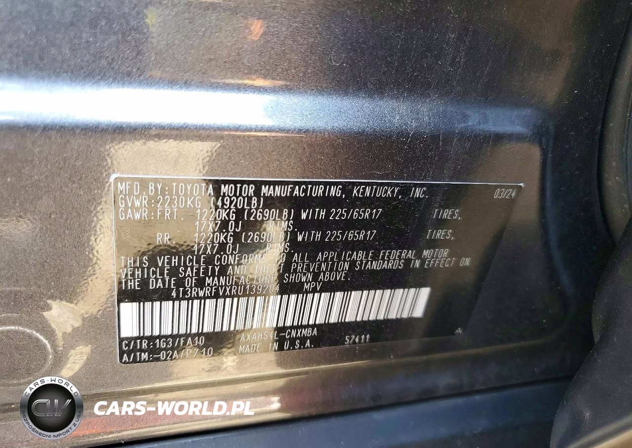 2024 Toyota Rav4 Hybrid Xle VIN:4T3RWRFVXRU139204 - 13