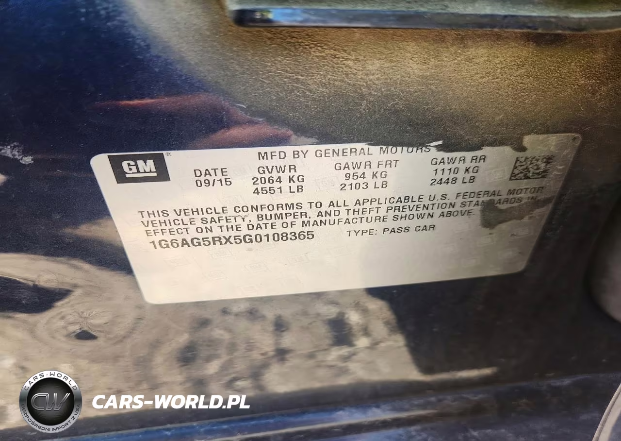 2016 Cadillac Ats VIN:1G6AG5RX5G0108365 - 12